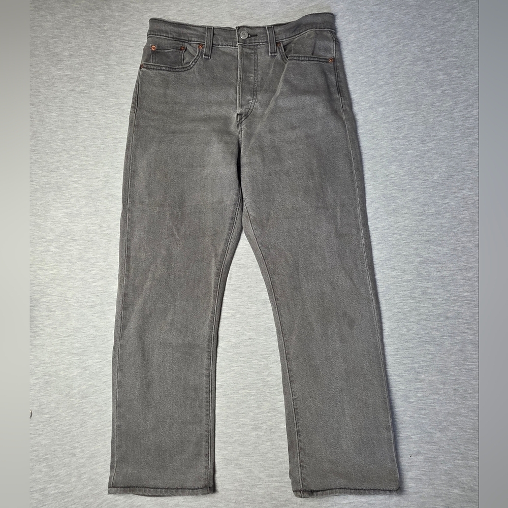 Levi's Classic Gray Wedgie Straight Leg Jeans Size 30